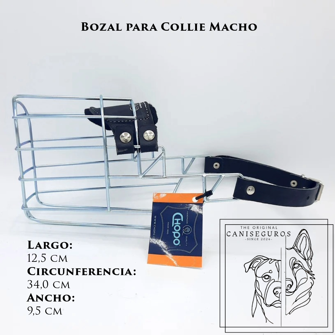 Bozal de alambre CHOPO Collie Macho – CANISEGUROS