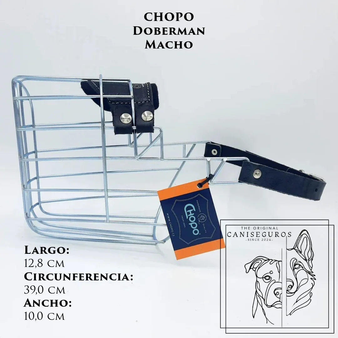 Bozal de alambre CHOPO Dóberman Macho – CANISEGUROS