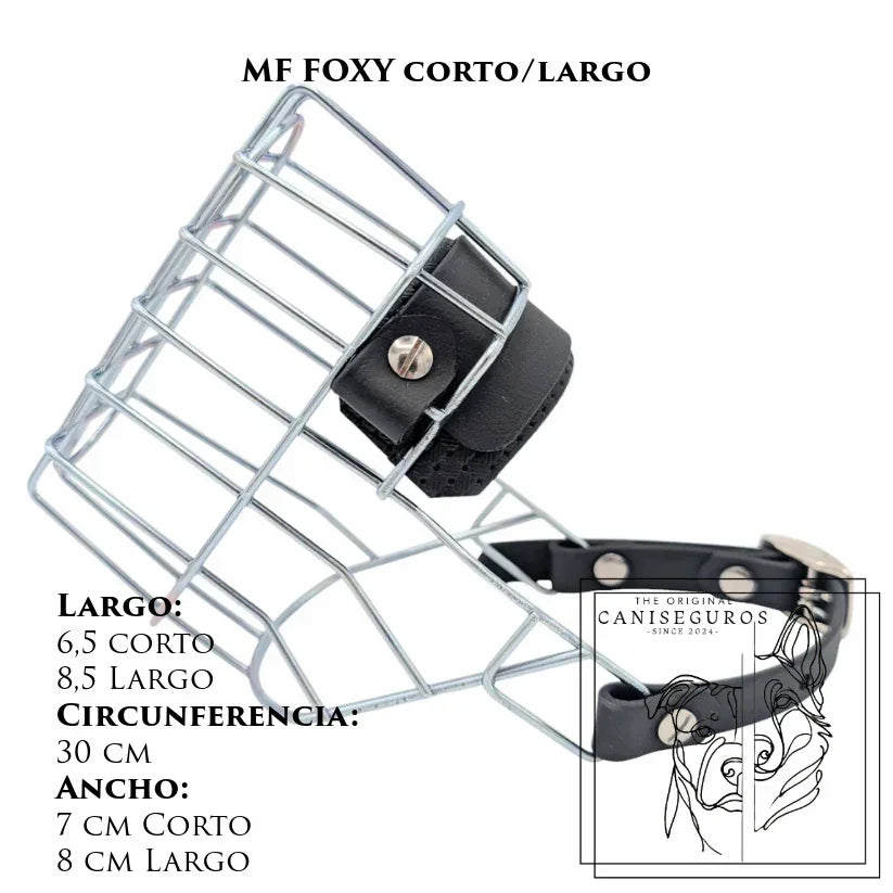 Bozal de alambre MF Foxy corto/largo – CANISEGUROS