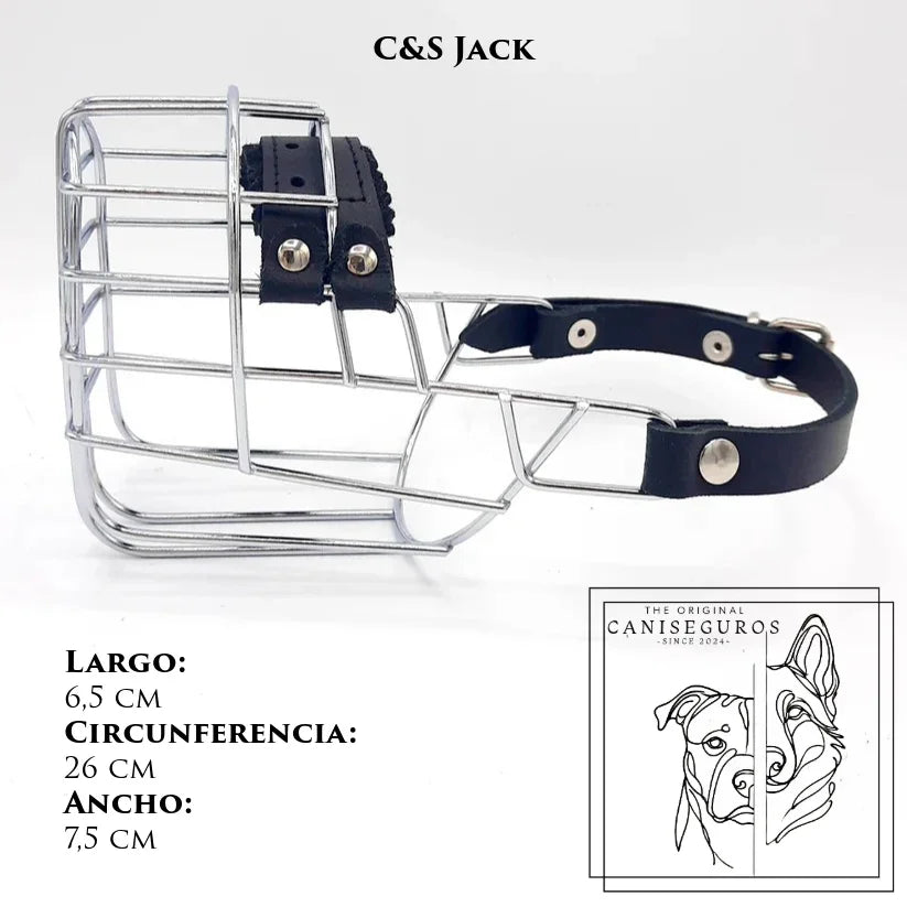 Bozal de alambre Chick & Scharf – C&S Jack – CANISEGUROS