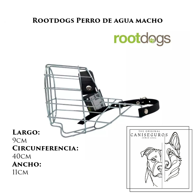 Bozal de alambre Rootdogs Perro de agua macho – CANISEGUROS