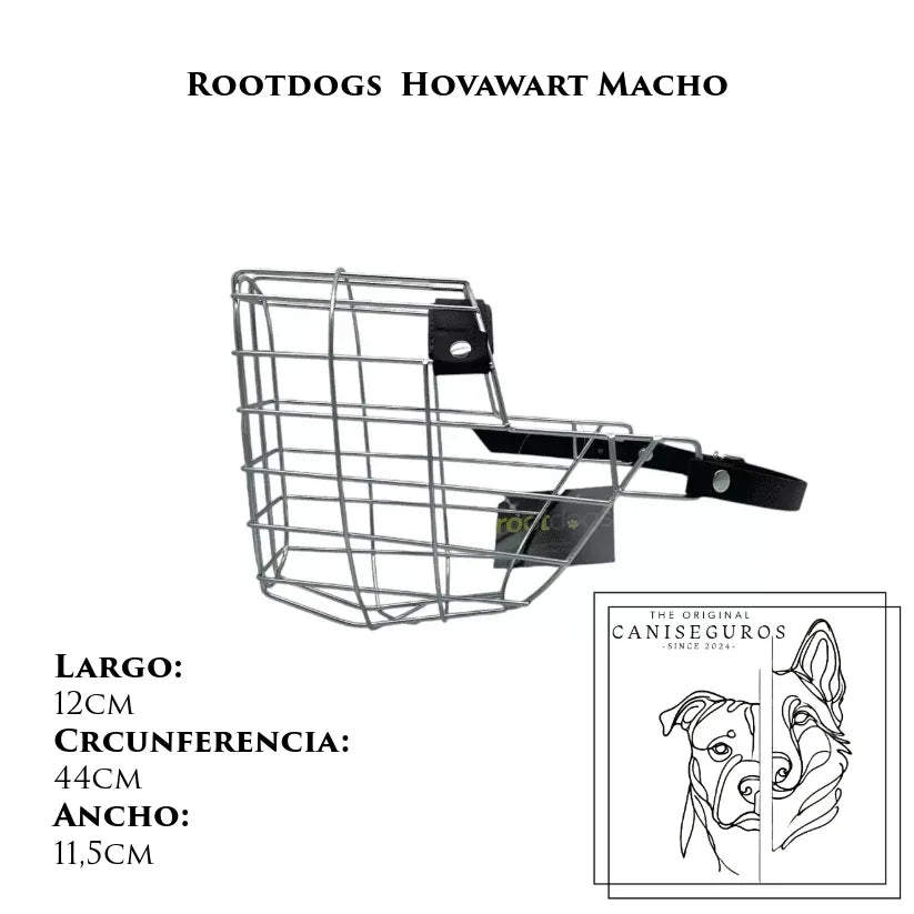 Bozal de alambre Rootdogs Hovawart macho – CANISEGUROS