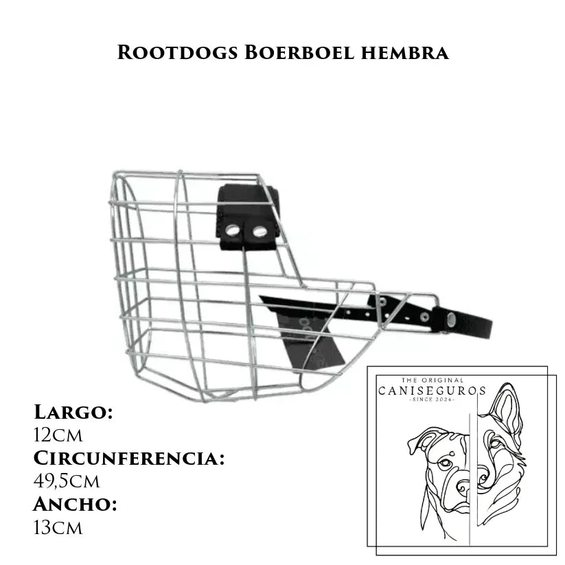 Bozal de alambre Rootdogs Boerboel hembra – CANISEGUROS