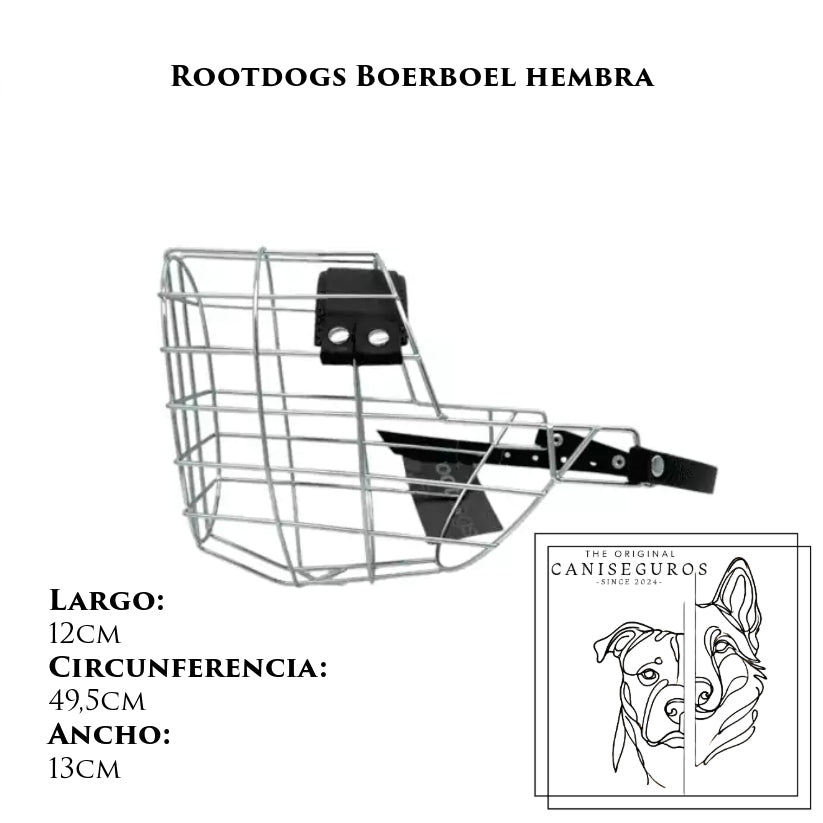 Bozal de alambre Rootdogs Boerboel hembra – CANISEGUROS