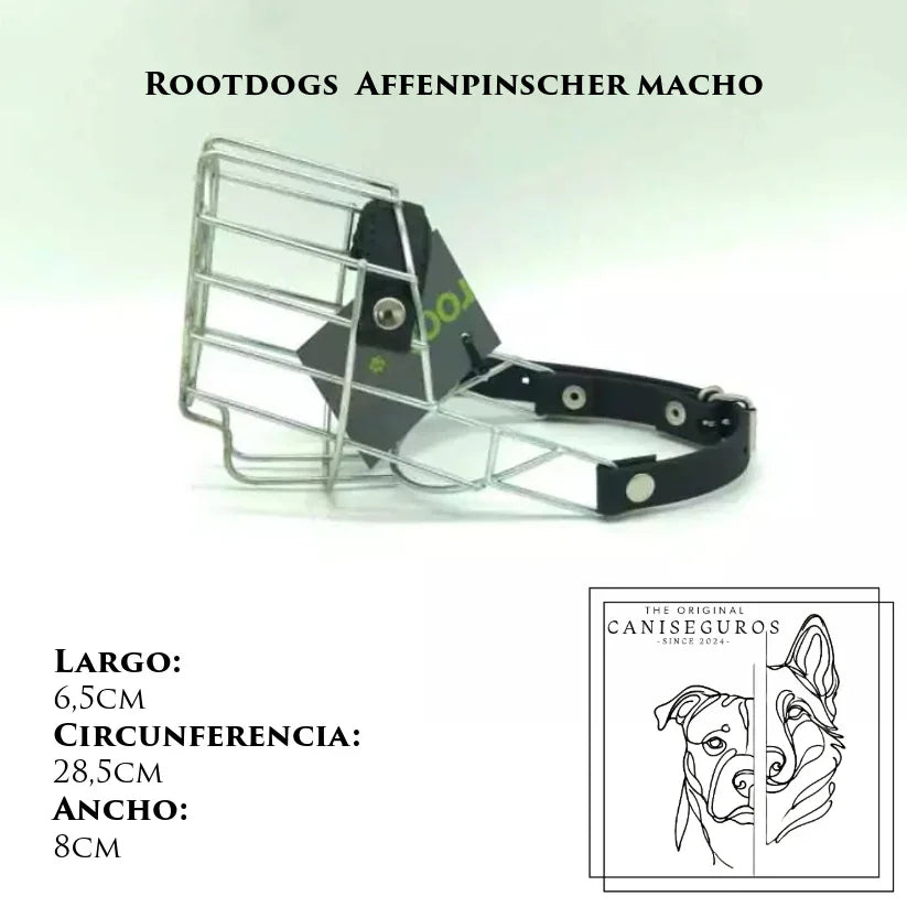 Bozal de alambre Rootdogs Affenpinscher macho – CANISEGUROS