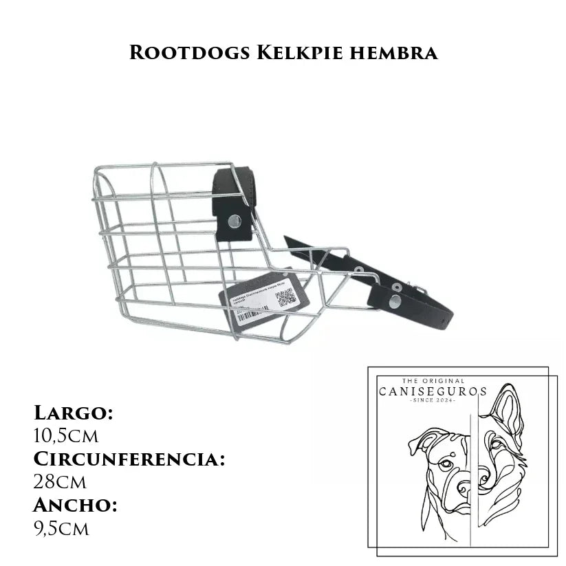 Bozal de alambre Rootdogs Kelpie hembra – CANISEGUROS