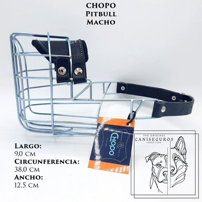 Bozal de alambre CHOPO Pitbull Macho – CANISEGUROS