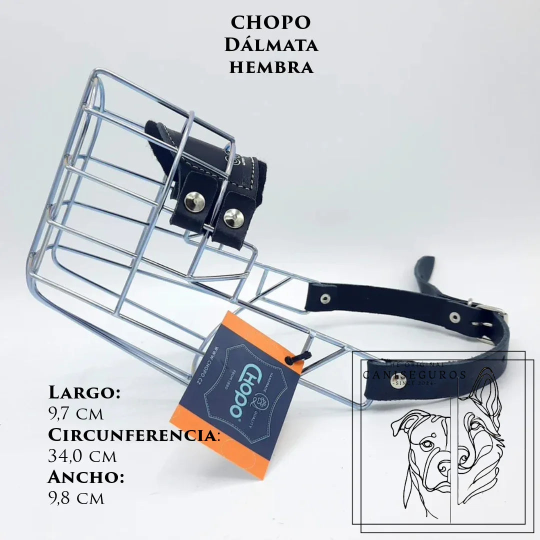 Bozal de alambre CHOPO Dálmata Hembra – CANISEGUROS