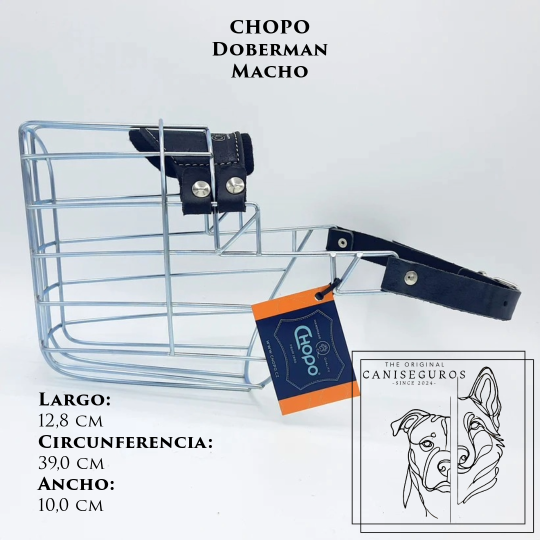 Bozal de alambre CHOPO Dóberman Macho – CANISEGUROS