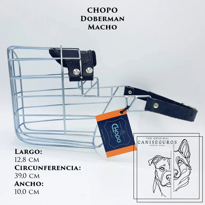 Bozal de alambre CHOPO Dóberman Macho – CANISEGUROS