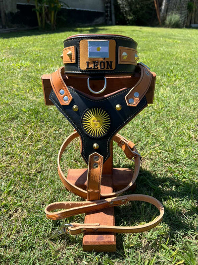 ARNÉS DE CUERO PREMIUM – HECHO A MANO Y PERSONALIZABLE