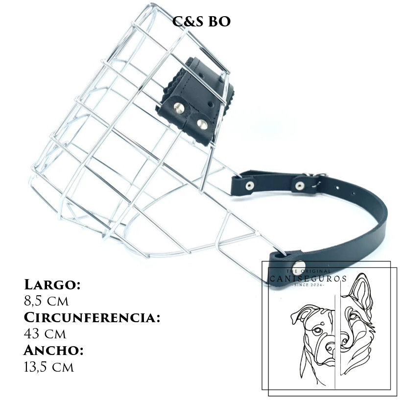 Bozal de alambre Chick & Scharf – C&S Bo – CANISEGUROS