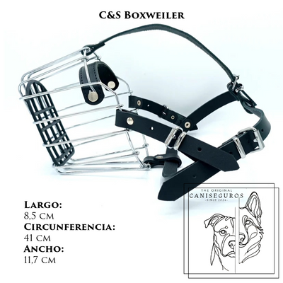Bozal de alambre Chick & Scharf – C&S Boxweiler – CANISEGUROS