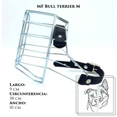 Bozal de alambre MF Bullterrier M – CANISEGUROS
