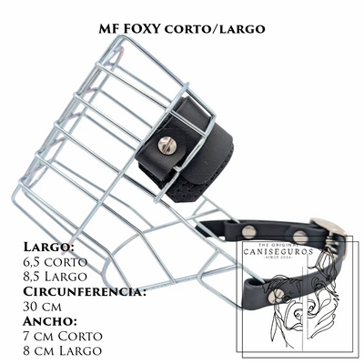 Bozal de alambre MF Foxy corto/largo – CANISEGUROS