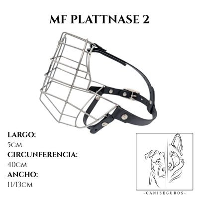 Bozal de alambre MF Plattnase 2 – CANISEGUROS