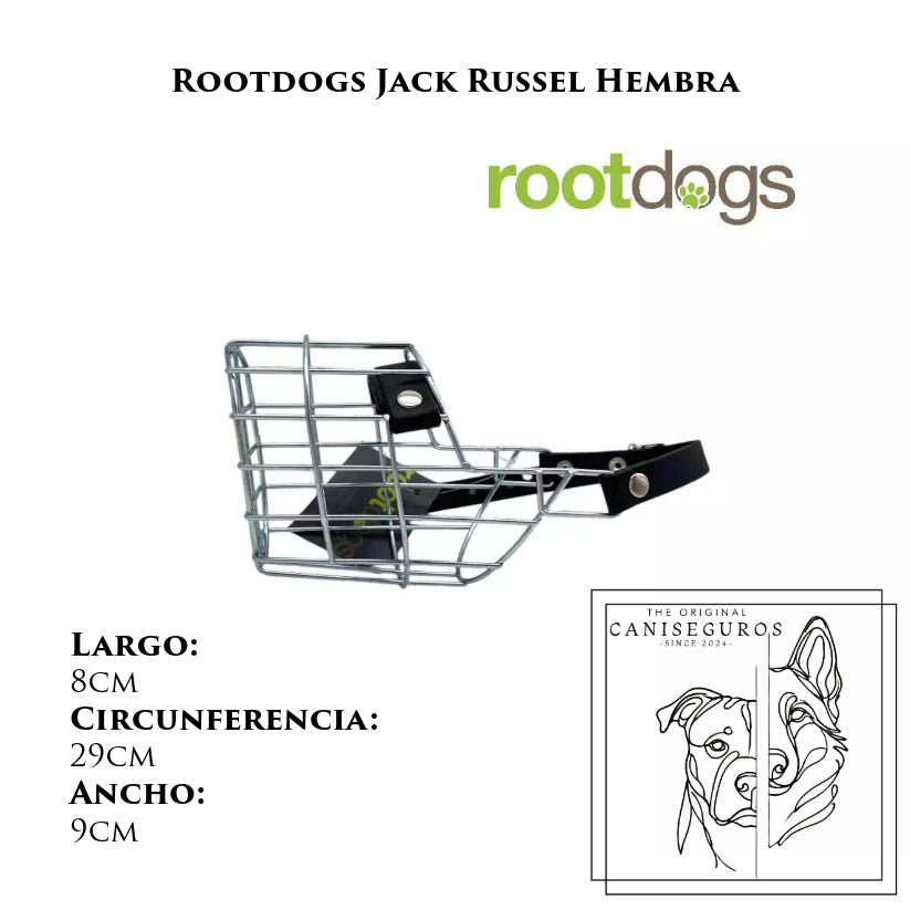 Bozal de alambre Rootdogs Jack Russell hembra – CANISEGUROS
