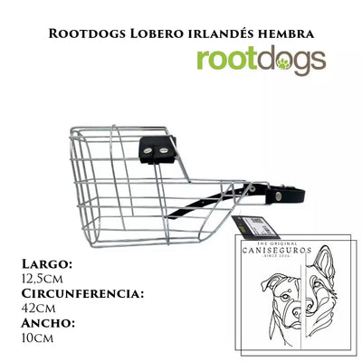 Bozal de alambre Rootdogs Lobero irlandés hembra – CANISEGUROS
