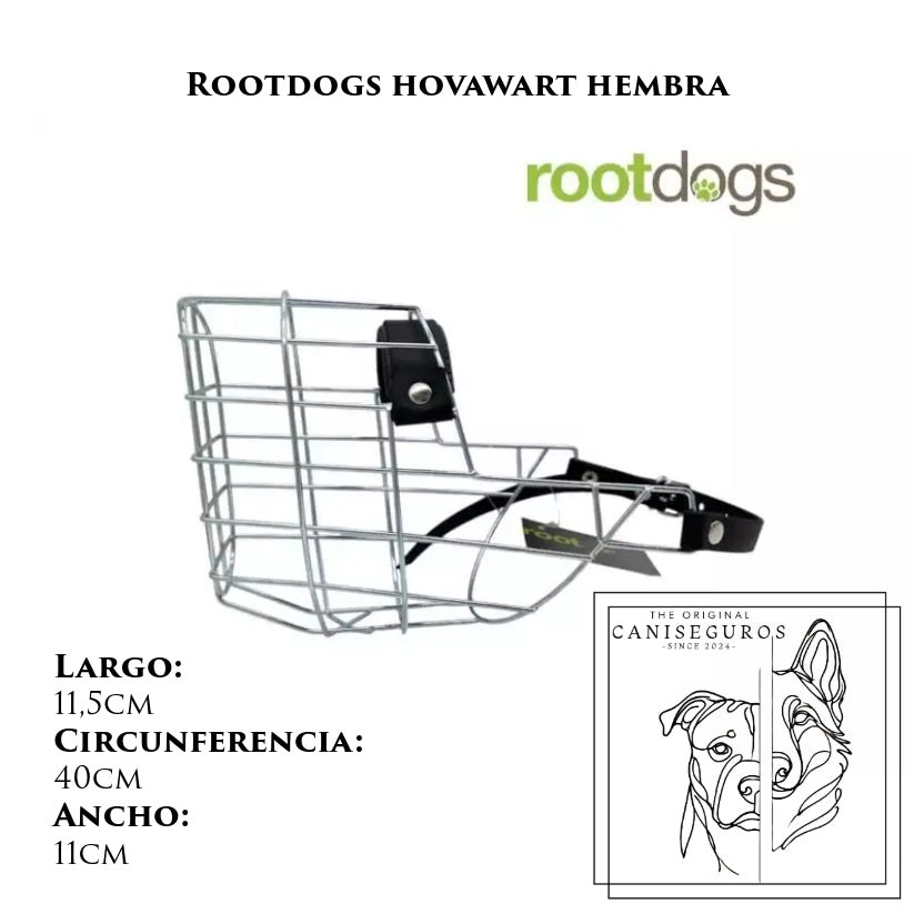 Bozal de alambre Rootdogs Hovawart hembra – CANISEGUROS