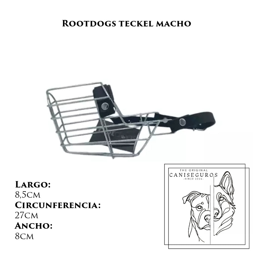 Bozal de alambre Rootdogs Teckel macho – CANISEGUROS