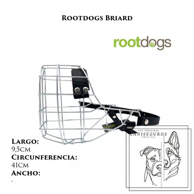 Bozal de alambre Rootdogs Briard – CANISEGUROS