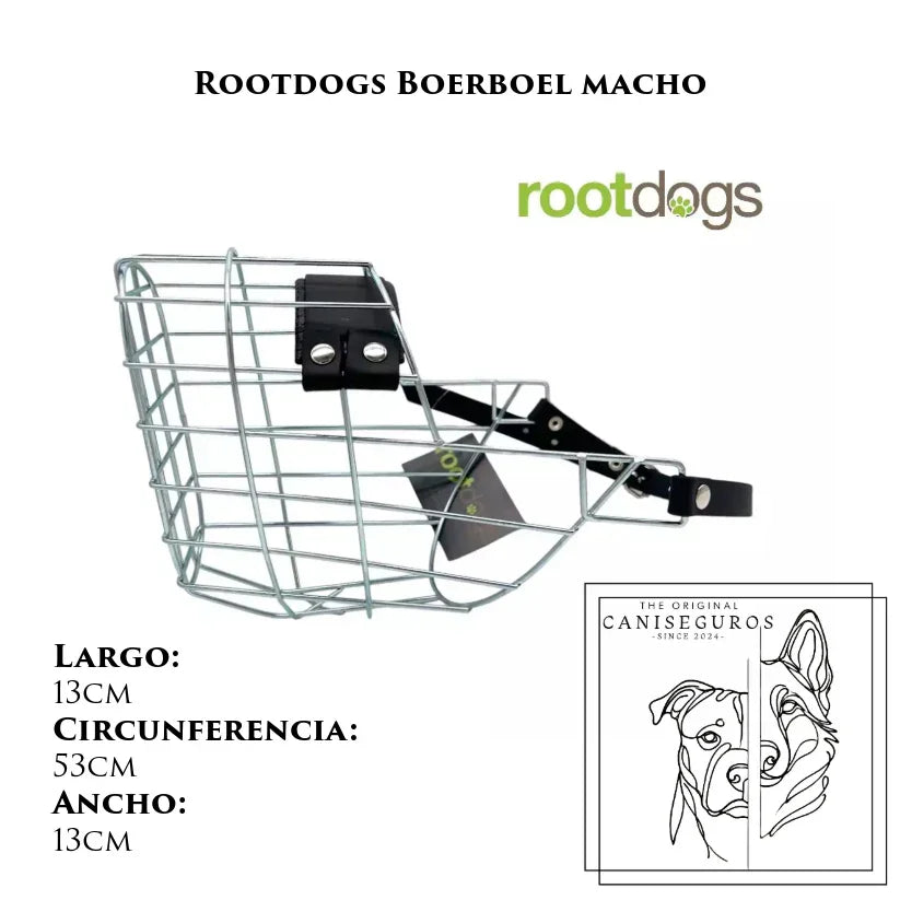 Bozal de alambre Rootdogs Bloodhound macho – CANISEGUROS