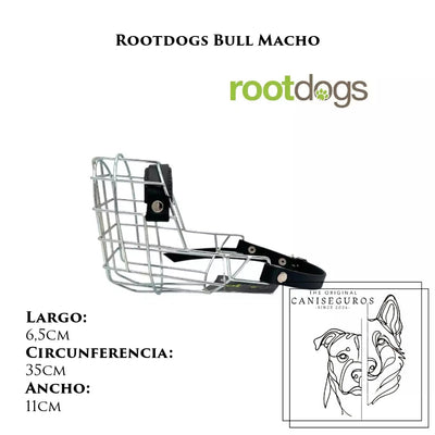 Bozal de alambre Rootdogs Bully macho – CANISEGUROS