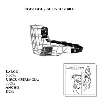 Bozal de alambre Rootdogs Bully hembra – CANISEGUROS