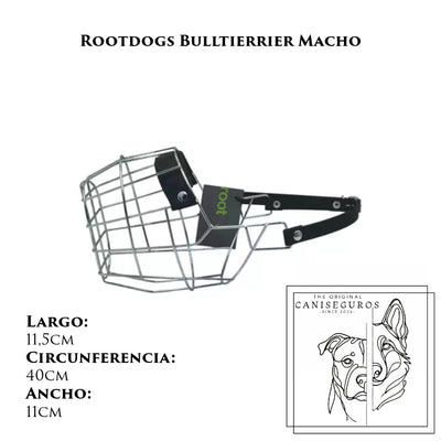 Bozal de alambre Rootdogs Bullterrier macho – CANISEGUROS