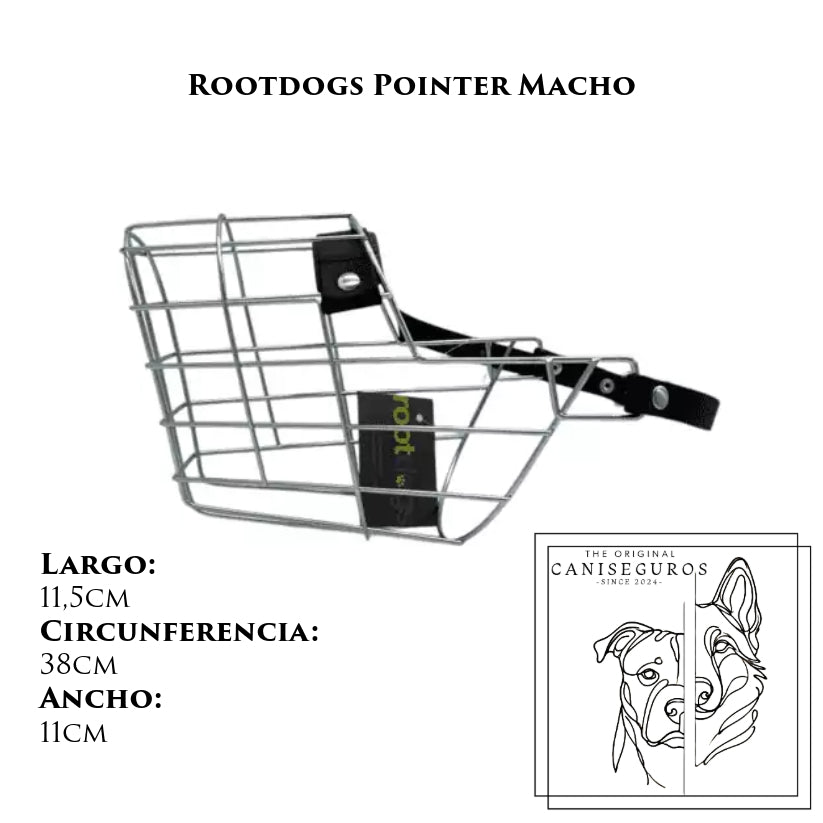 Bozal de alambre Rootdogs Pointer macho – CANISEGUROS
