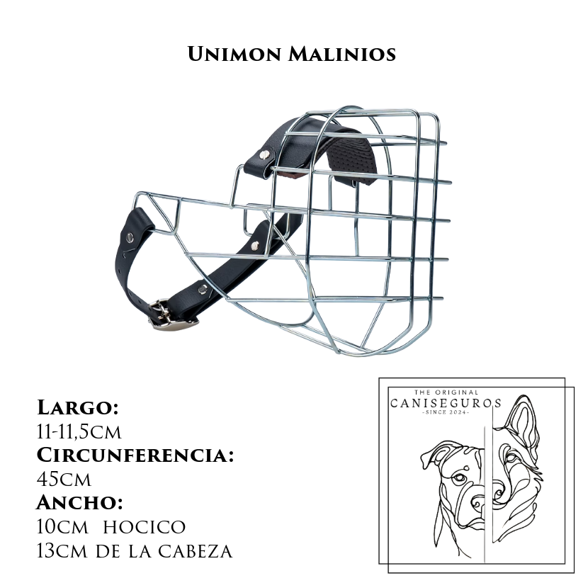 Bozal de alambre Unimon Malinios – CANISEGUROS